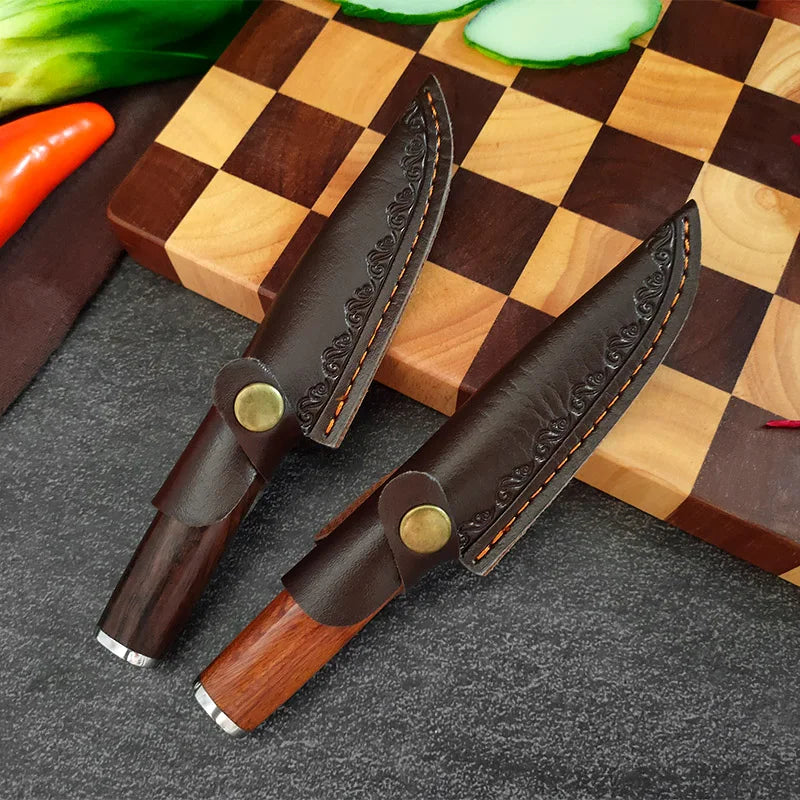Couteau de Poche Damas Pas Cher Etui